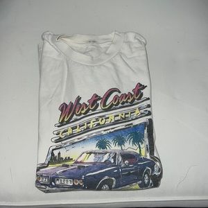 Oversized brandy graphic tee